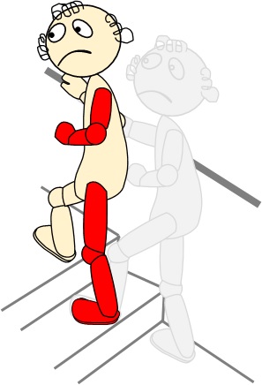 階段登り、麻痺側の筋力訓練方法