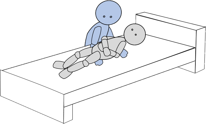 ベッド上移動10(上方移動)
