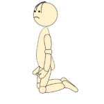 体操 四つ這い のイラスト 4コマ漫画で考えるリハビリ脳の作り方