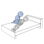 ベッド上移動4(側方移動)