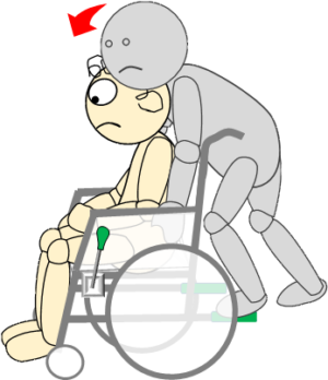 車椅子10(車椅子傾斜4)